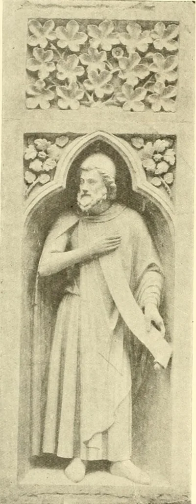 An illustration from L'art religieux du XIIIe siècle en France : étude sur l'iconographie du moyen age et sur ses sources d'inspiration, 1910, leaf 209