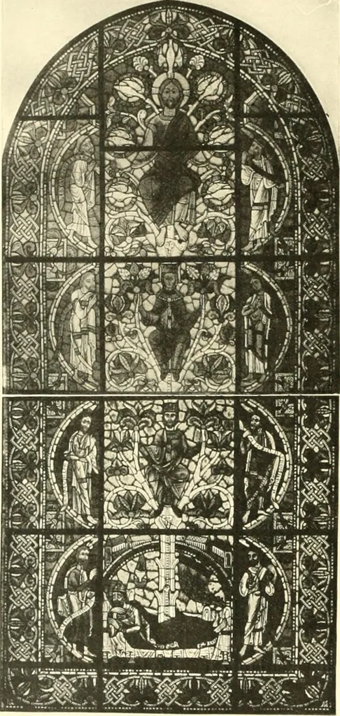 An illustration from L'art religieux du XIIIe siècle en France : étude sur l'iconographie du moyen age et sur ses sources d'inspiration, 1910, leaf 215