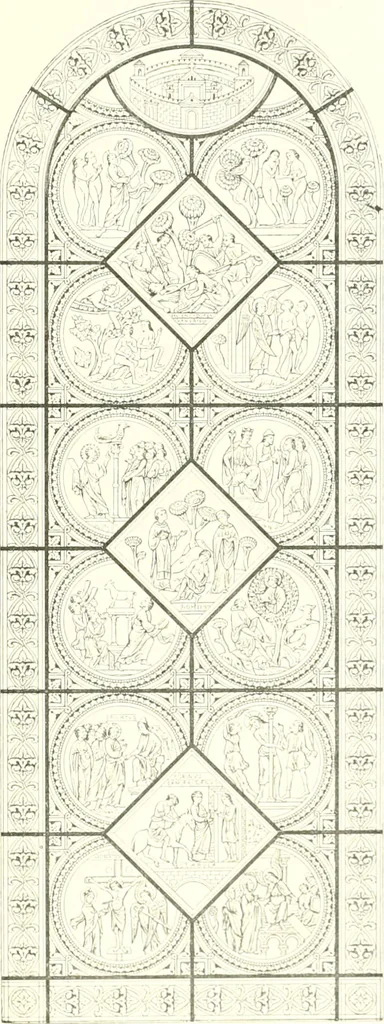 An illustration from L'art religieux du XIIIe siècle en France : étude sur l'iconographie du moyen age et sur ses sources d'inspiration, 1910, leaf 250