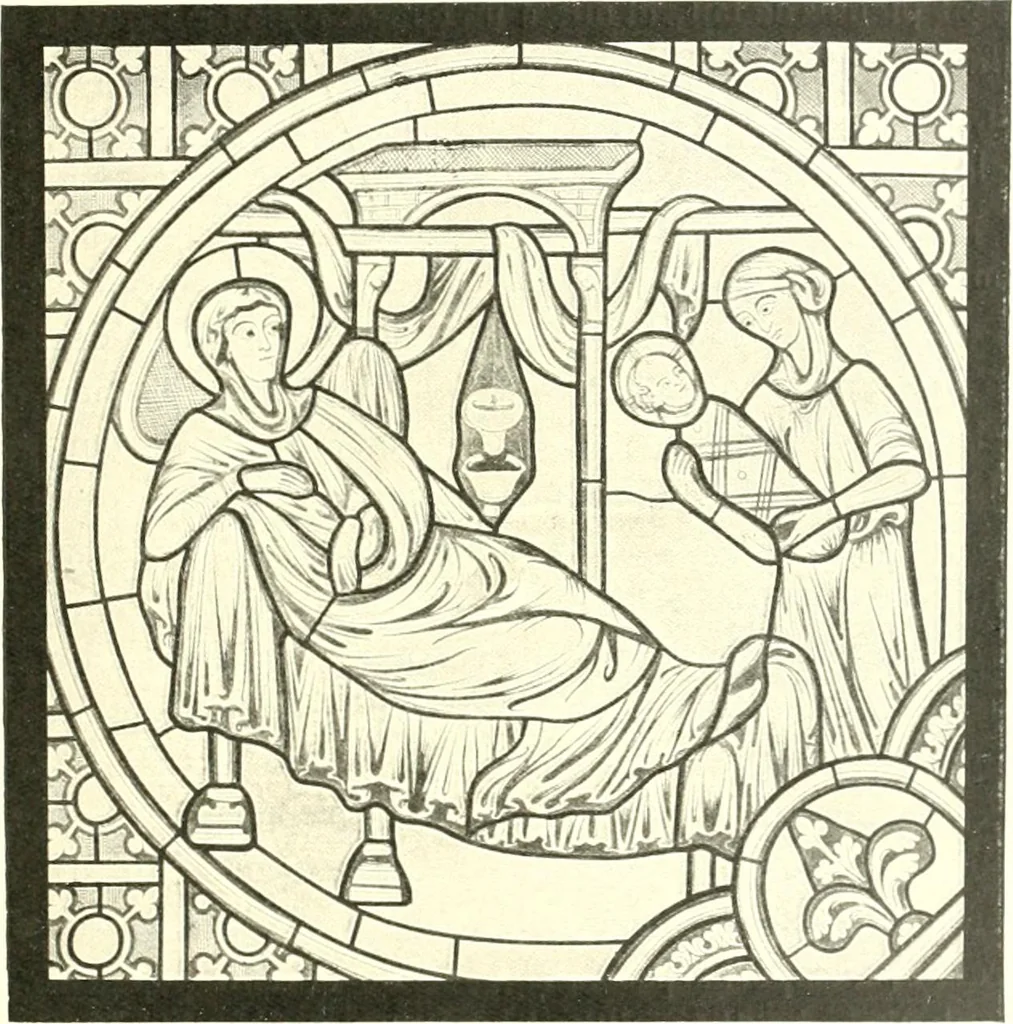 An illustration from L'art religieux du XIIIe siècle en France : étude sur l'iconographie du moyen age et sur ses sources d'inspiration, 1910, leaf 264