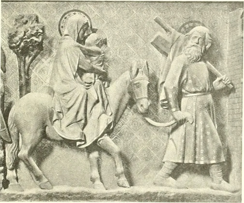 An illustration from L'art religieux du XIIIe siècle en France : étude sur l'iconographie du moyen age et sur ses sources d'inspiration, 1910, leaf 274