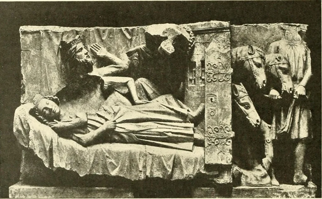 An illustration from L'art religieux du XIIIe siècle en France : étude sur l'iconographie du moyen age et sur ses sources d'inspiration, 1910, leaf 285