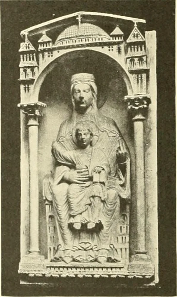 An illustration from L'art religieux du XIIIe siècle en France : étude sur l'iconographie du moyen age et sur ses sources d'inspiration, 1910, leaf 289