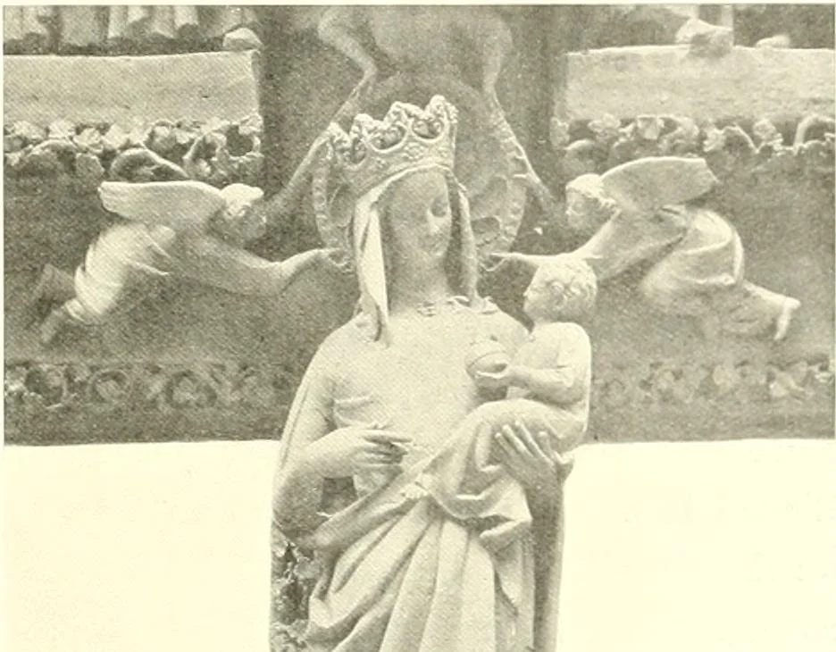 An illustration from L'art religieux du XIIIe siècle en France : étude sur l'iconographie du moyen age et sur ses sources d'inspiration, 1910, leaf 294