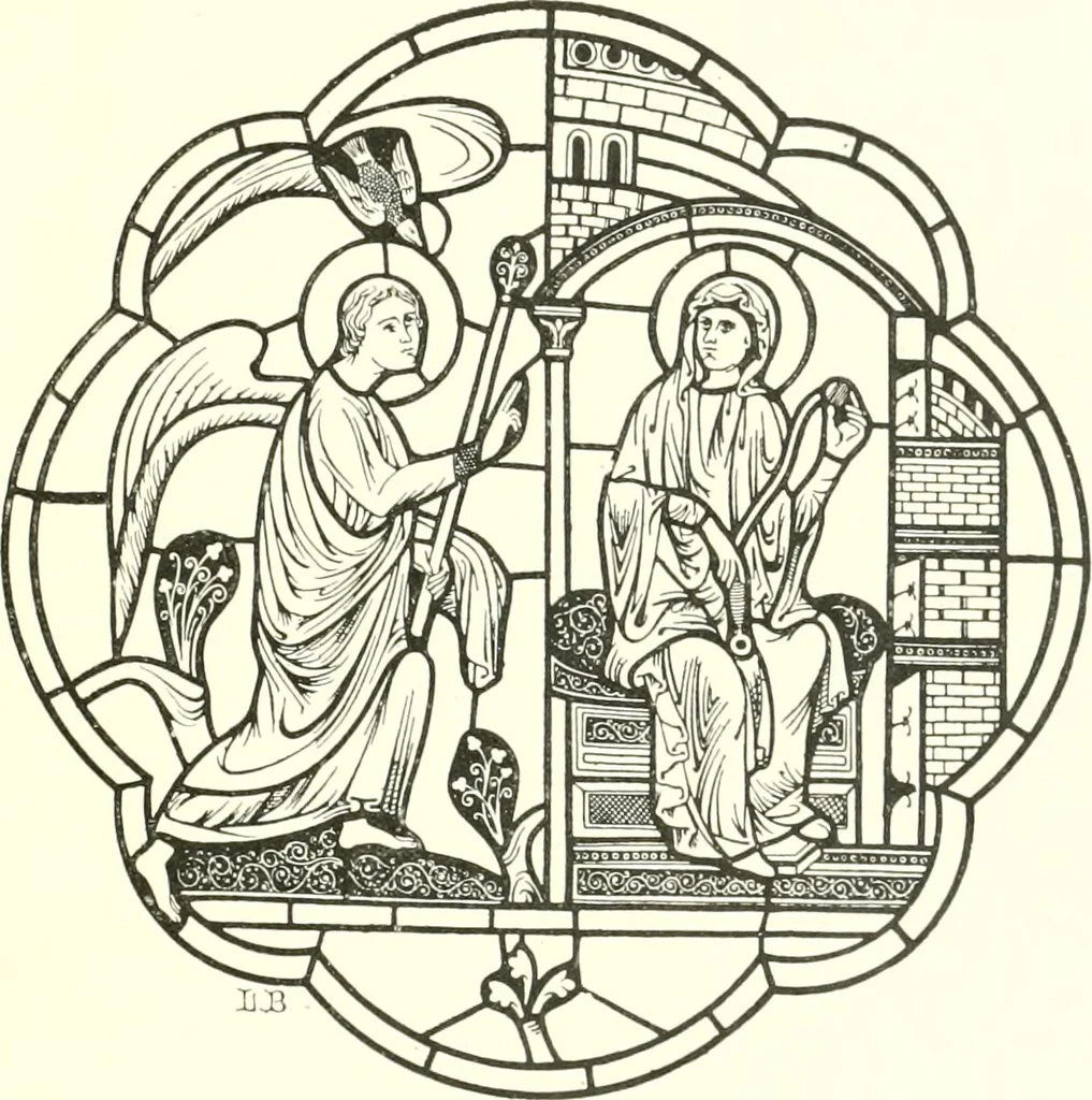An illustration from L'art religieux du XIIIe siècle en France : étude sur l'iconographie du moyen age et sur ses sources d'inspiration, 1910, leaf 300