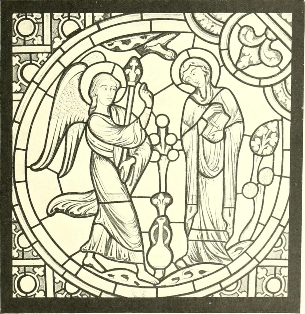 An illustration from L'art religieux du XIIIe siècle en France : étude sur l'iconographie du moyen age et sur ses sources d'inspiration, 1910, leaf 302