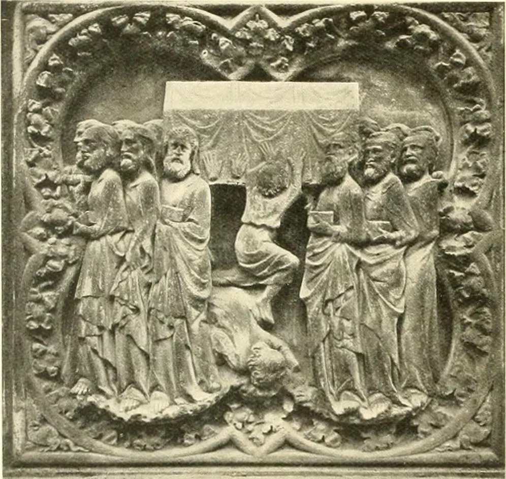 An illustration from L'art religieux du XIIIe siècle en France : étude sur l'iconographie du moyen age et sur ses sources d'inspiration, 1910, leaf 303