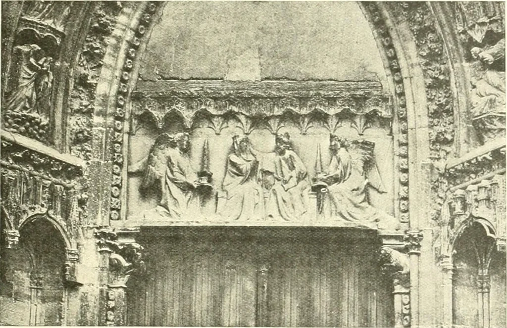 An illustration from L'art religieux du XIIIe siècle en France : étude sur l'iconographie du moyen age et sur ses sources d'inspiration, 1910, leaf 316