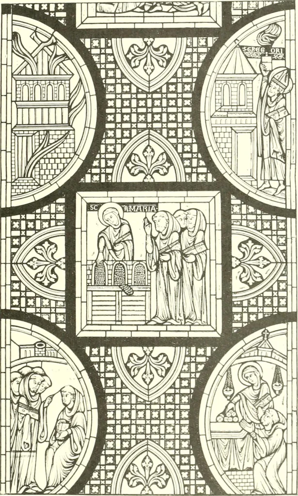 An illustration from L'art religieux du XIIIe siècle en France : étude sur l'iconographie du moyen age et sur ses sources d'inspiration, 1910, leaf 326