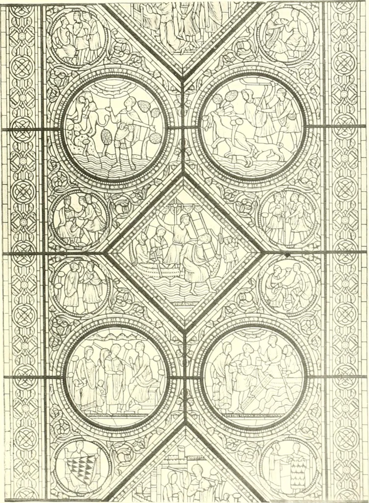 An illustration from L'art religieux du XIIIe siècle en France : étude sur l'iconographie du moyen age et sur ses sources d'inspiration, 1910, leaf 338