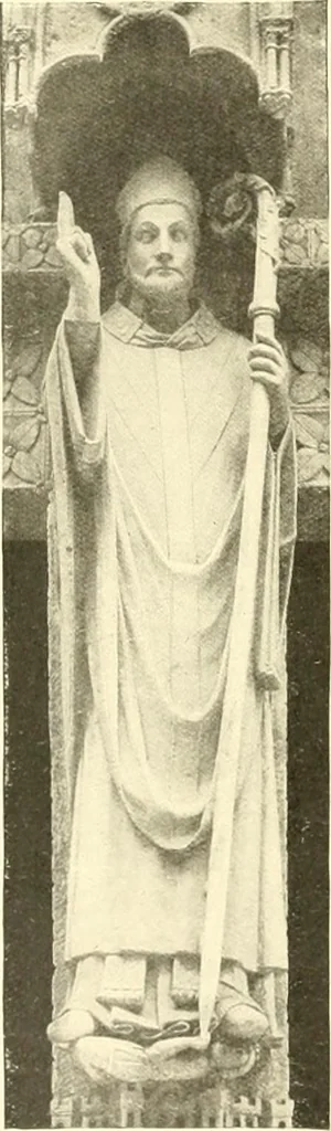 An illustration from L'art religieux du XIIIe siècle en France : étude sur l'iconographie du moyen age et sur ses sources d'inspiration, 1910, leaf 347
