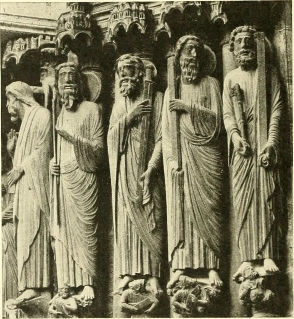 An illustration from L'art religieux du XIIIe siècle en France : étude sur l'iconographie du moyen age et sur ses sources d'inspiration, 1910, leaf 373