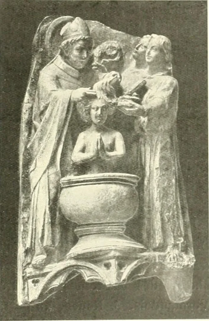 An illustration from L'art religieux du XIIIe siècle en France : étude sur l'iconographie du moyen age et sur ses sources d'inspiration, 1910, leaf 380