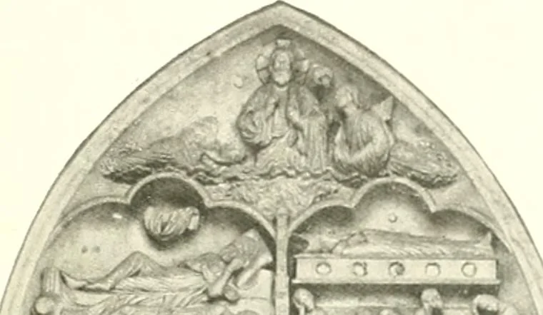 An illustration from L'art religieux du XIIIe siècle en France : étude sur l'iconographie du moyen age et sur ses sources d'inspiration, 1910, leaf 400