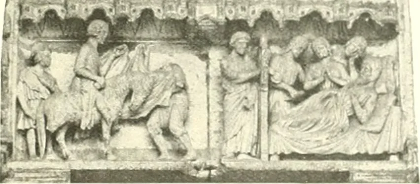 An illustration from L'art religieux du XIIIe siècle en France : étude sur l'iconographie du moyen age et sur ses sources d'inspiration, 1910, leaf 400