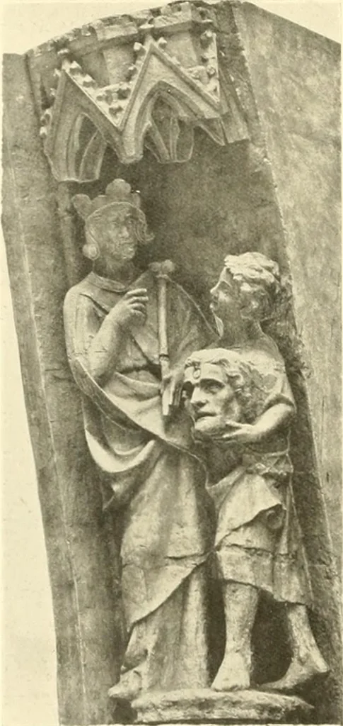 An illustration from L'art religieux du XIIIe siècle en France : étude sur l'iconographie du moyen age et sur ses sources d'inspiration, 1910, leaf 413