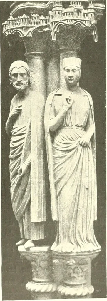 An illustration from L'art religieux du XIIIe siècle en France : étude sur l'iconographie du moyen age et sur ses sources d'inspiration, 1910, leaf 414