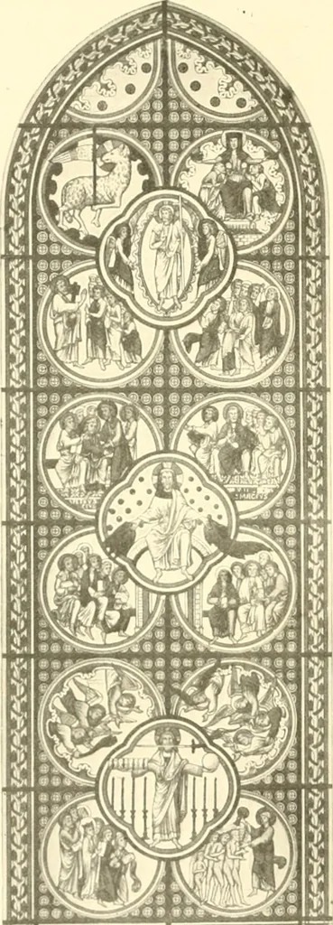 An illustration from L'art religieux du XIIIe siècle en France : étude sur l'iconographie du moyen age et sur ses sources d'inspiration, 1910, leaf 437