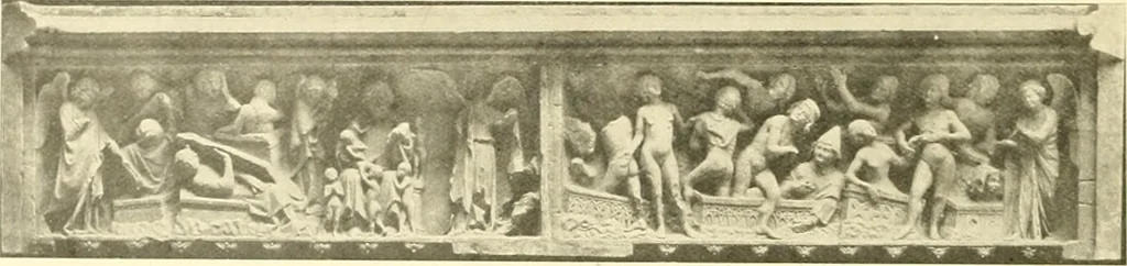 An illustration from L'art religieux du XIIIe siècle en France : étude sur l'iconographie du moyen age et sur ses sources d'inspiration, 1910, leaf 453