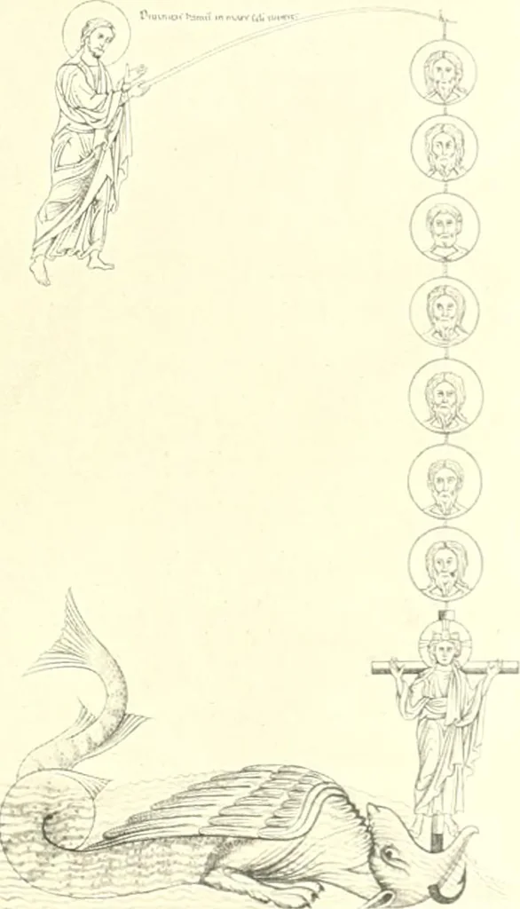 An illustration from L'art religieux du XIIIe siècle en France : étude sur l'iconographie du moyen age et sur ses sources d'inspiration, 1910, leaf 456