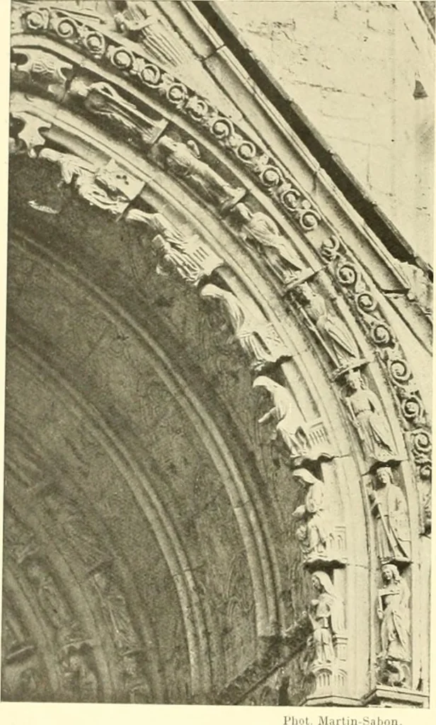 An illustration from L'art religieux du XIIIe siècle en France : étude sur l'iconographie du moyen age et sur ses sources d'inspiration, 1910, leaf 463