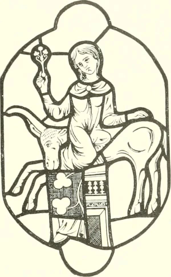An illustration from L'art religieux du XIIIe siècle en France : étude sur l'iconographie du moyen age et sur ses sources d'inspiration, 1910, leaf 70