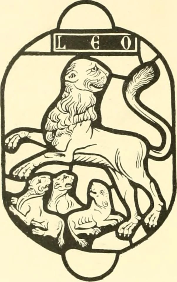 An illustration from L'art religieux du XIIIe siècle en France : étude sur l'iconographie du moyen age et sur ses sources d'inspiration, 1910, leaf 71