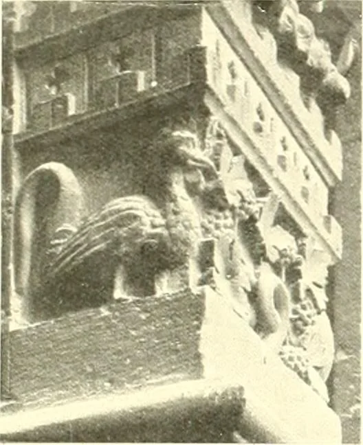 An illustration from L'art religieux du XIIIe siècle en France : étude sur l'iconographie du moyen age et sur ses sources d'inspiration, 1910, leaf 76