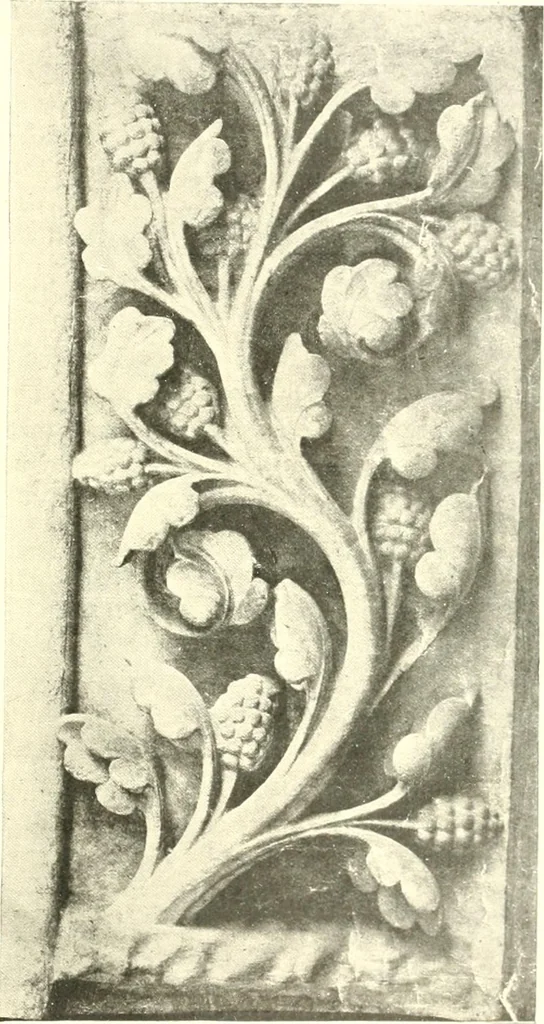 An illustration from L'art religieux du XIIIe siècle en France : étude sur l'iconographie du moyen age et sur ses sources d'inspiration, 1910, leaf 84