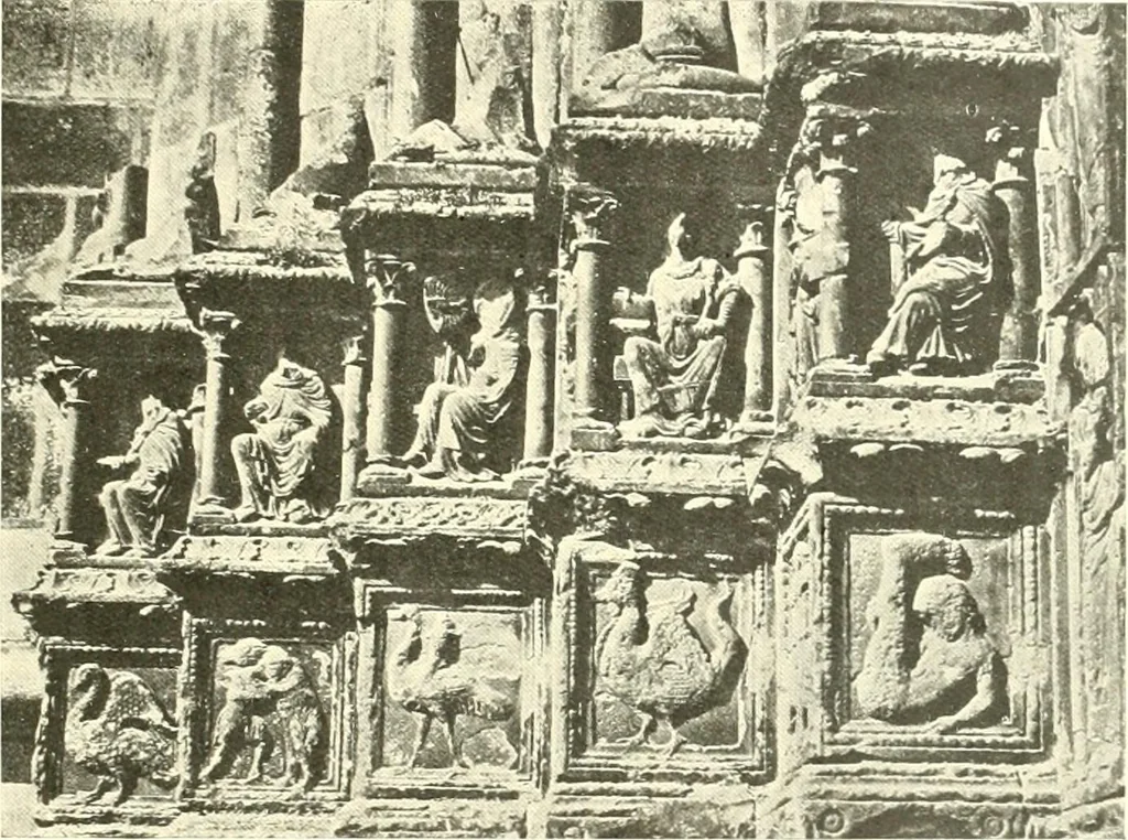 An illustration from L'art religieux du XIIIe siècle en France : étude sur l'iconographie du moyen age et sur ses sources d'inspiration, 1910, leaf 90