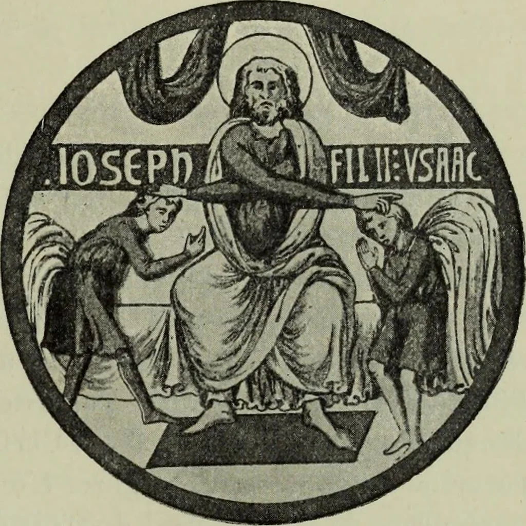 An illustration from L'art religieux du XIIe siècle en France : Etude sur les origines de l'iconographie du Moyen Age, 1922, leaf 178