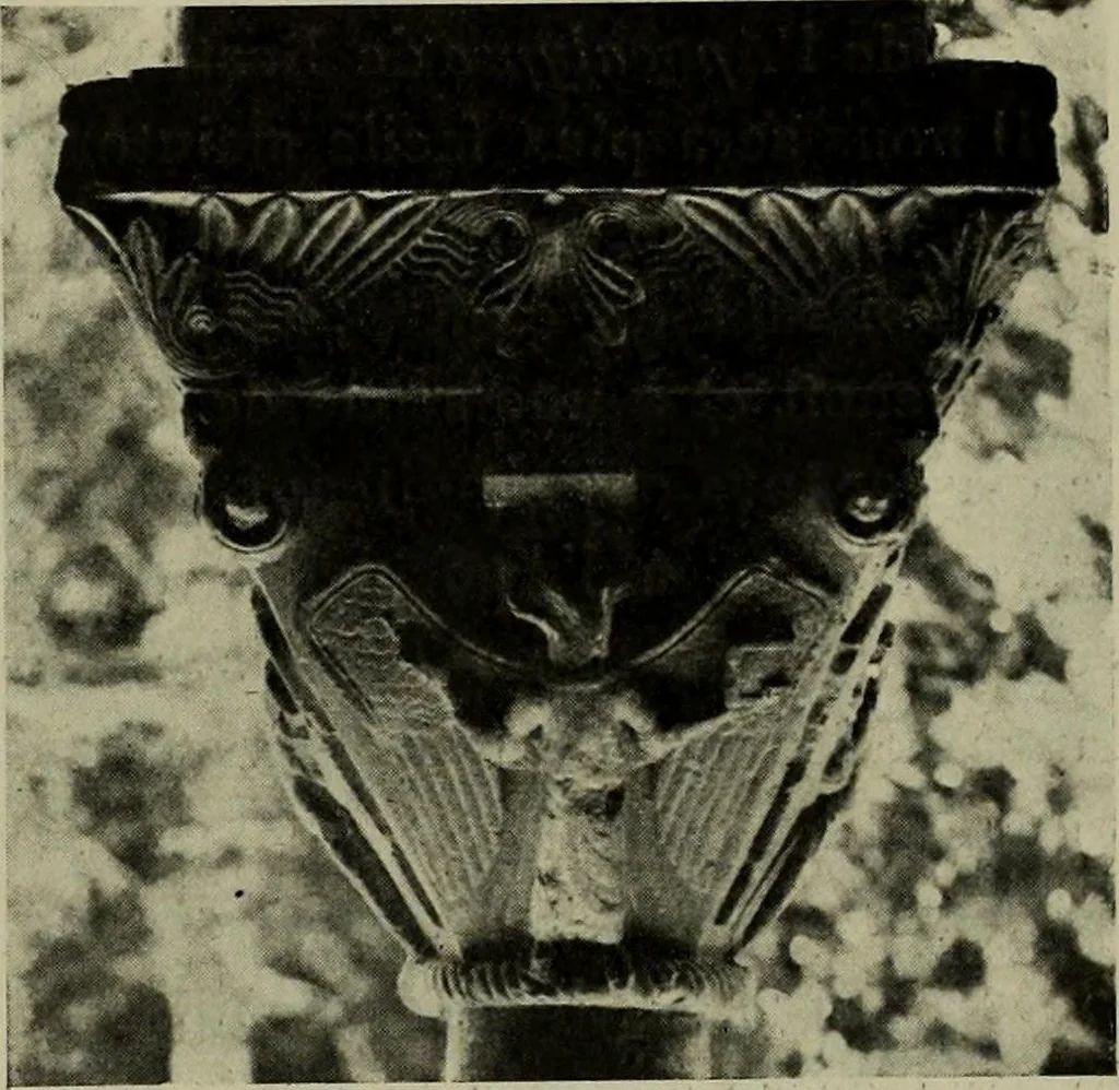 An illustration from L'art religieux du XIIe siècle en France : Etude sur les origines de l'iconographie du Moyen Age, 1922, leaf 24