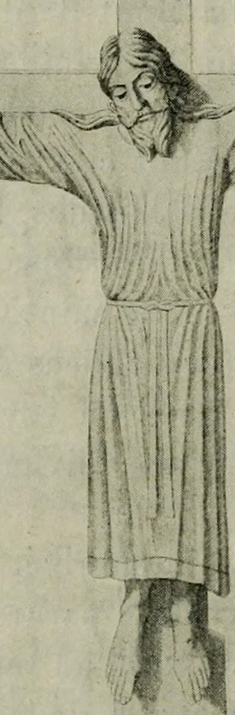 An illustration from L'art religieux du XIIe siècle en France : Etude sur les origines de l'iconographie du Moyen Age, 1922, leaf 269