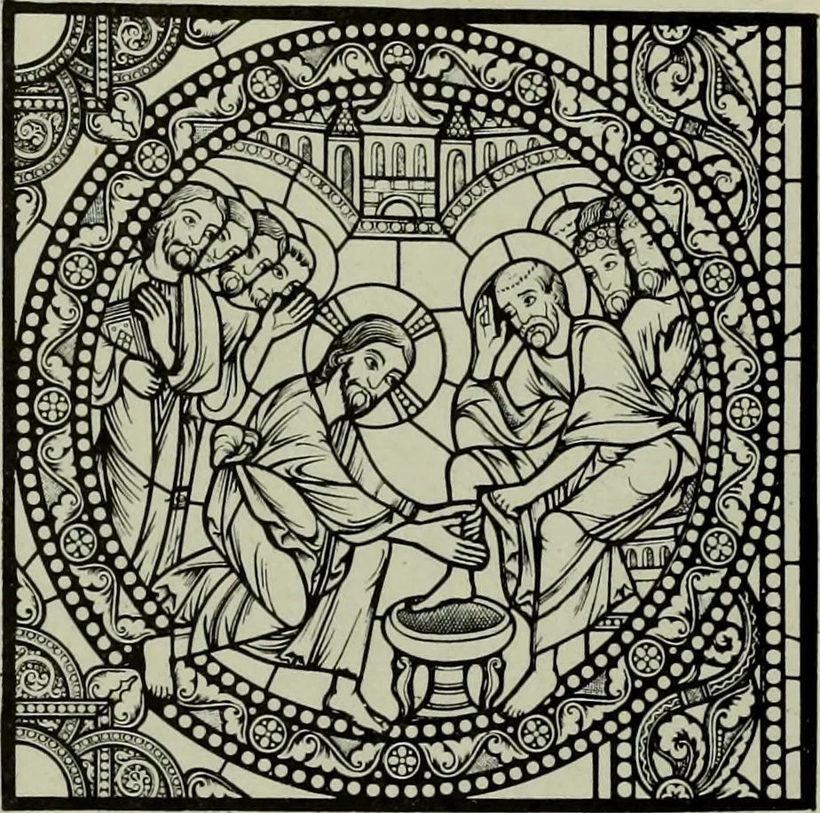 An illustration from L'art religieux du XIIe siècle en France : Etude sur les origines de l'iconographie du Moyen Age, 1922, leaf 92