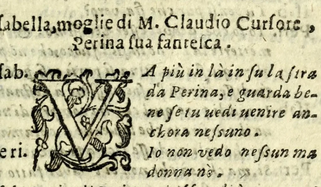 An illustration from La rvffiana : comedia, 1621, leaf 65