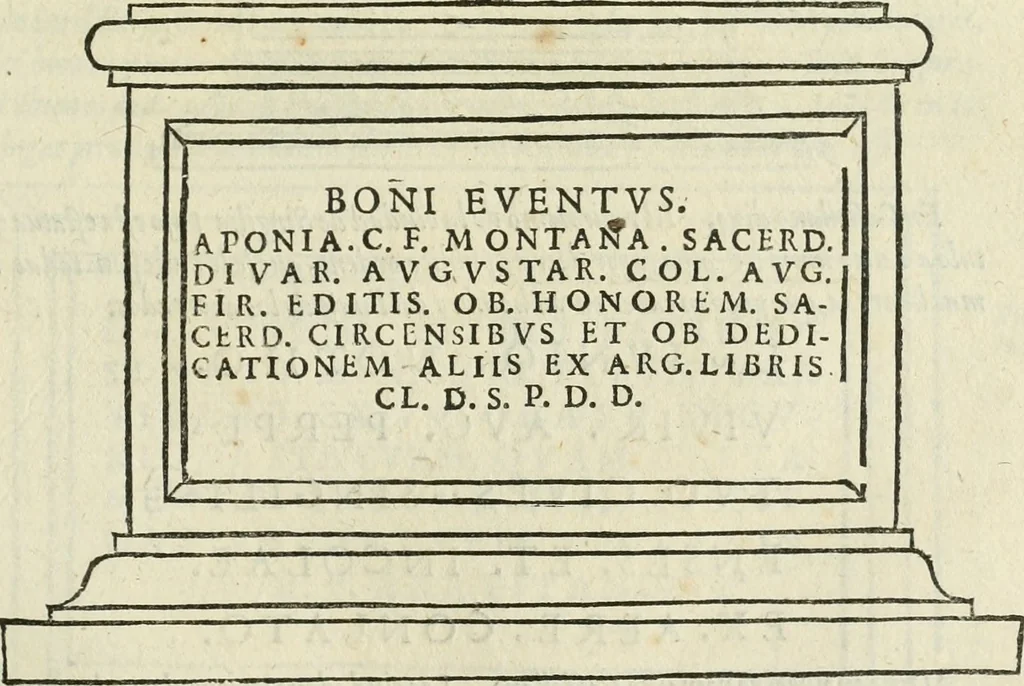 An illustration from Las antigvedades de las civdades de España : que van nombradas en la Coronica, con la aueriguacion de sus sitios, y nõbres antiguos, 1575, leaf 58