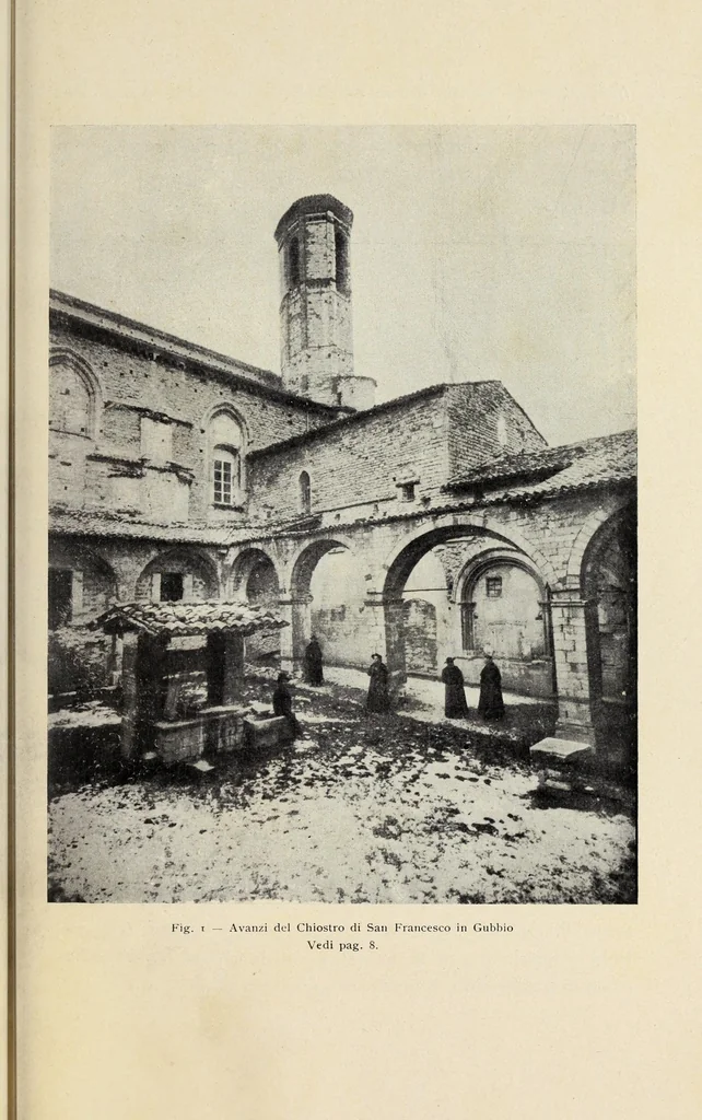 An illustration from La S. casa di Loreto secondo un affresco di Gubbio, 1907, leaf 21