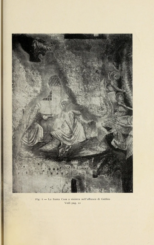 An illustration from La S. casa di Loreto secondo un affresco di Gubbio, 1907, leaf 35