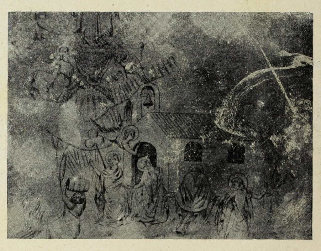 An illustration from La S. casa di Loreto secondo un affresco di Gubbio, 1907, leaf 36