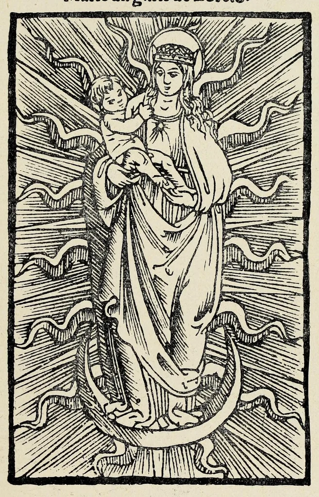 An illustration from La S. casa di Loreto secondo un affresco di Gubbio, 1907, leaf 83