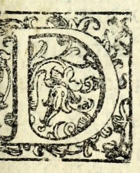 An illustration from La schiava : comedia, 1589, leaf 9