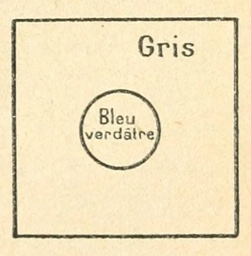 An illustration from La science des couleurs et l'art du peintre. Préf. de J.F. Bouchor, 1923, leaf 107