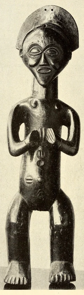 An illustration from La sculpture africaine, 1922, leaf 60