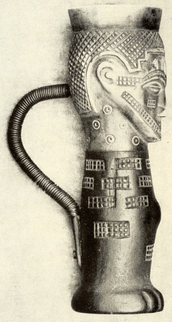 An illustration from La sculpture africaine, 1922, leaf 70