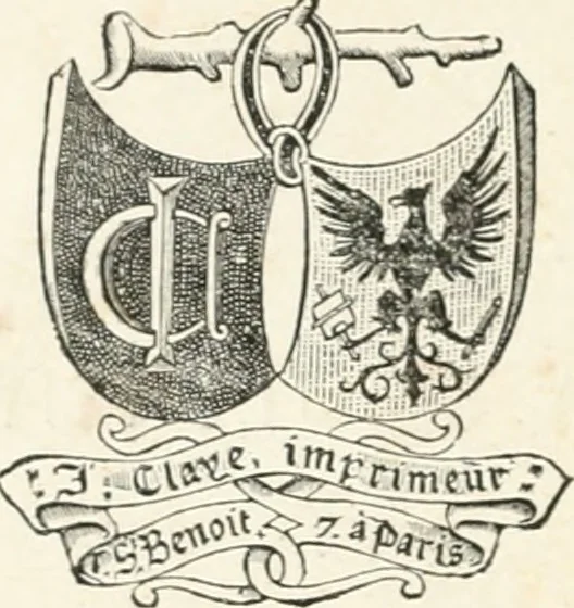 An illustration from La sculpture égyptienne, 1876, leaf 7