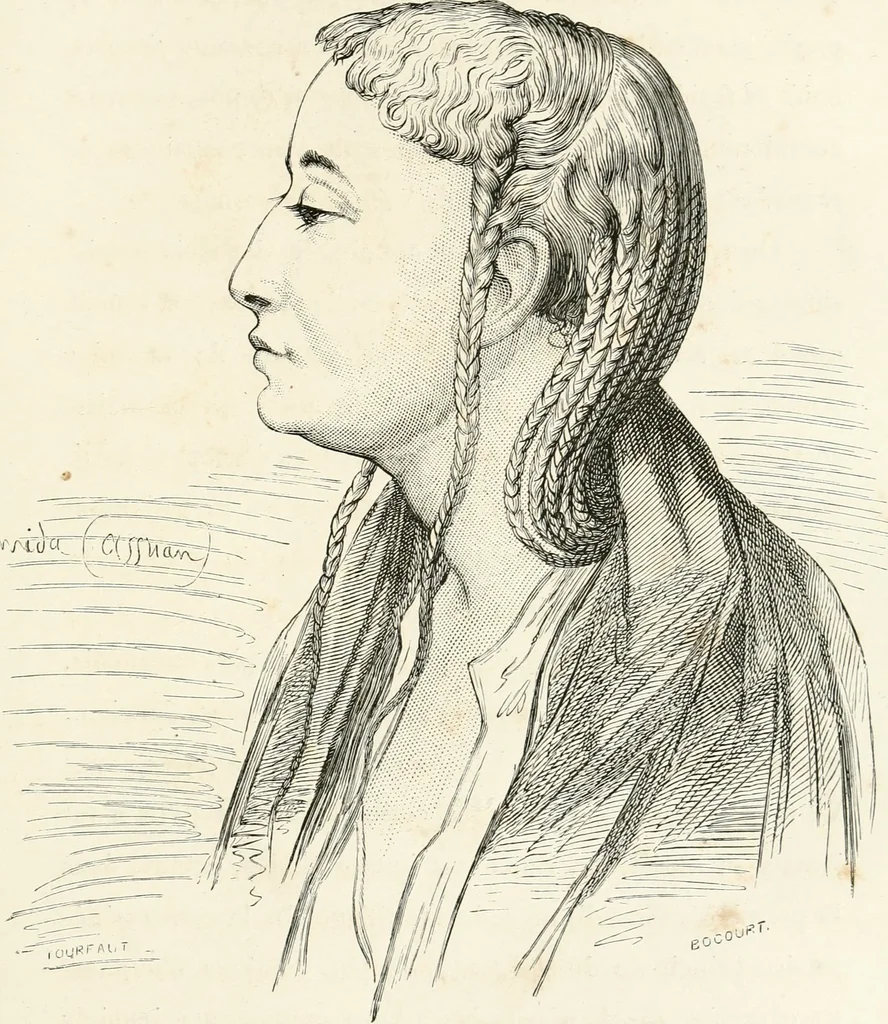 An illustration from La sculpture égyptienne, 1876, leaf 76