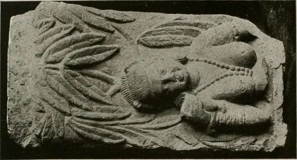 An illustration from La sculpture hindoue. Traduction de Paul Budry, 1922, leaf 115