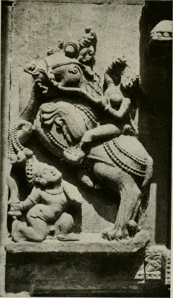An illustration from La sculpture hindoue. Traduction de Paul Budry, 1922, leaf 156