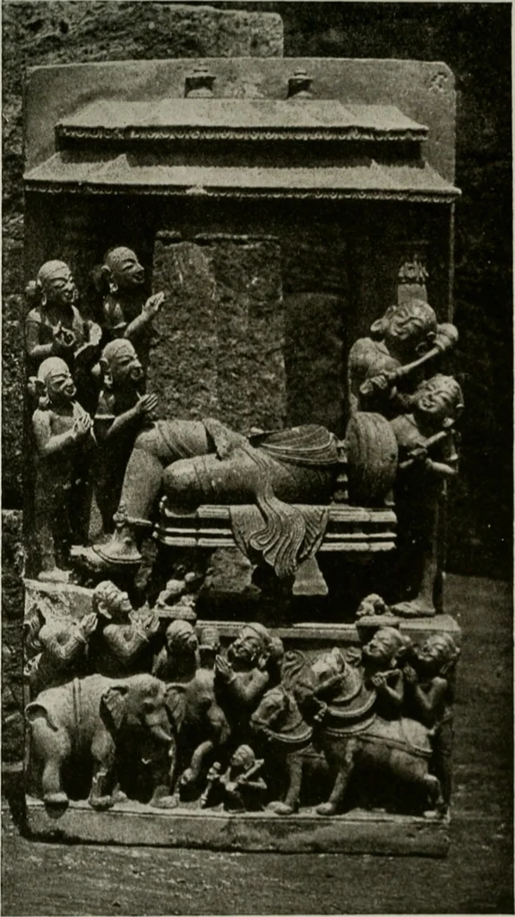 An illustration from La sculpture hindoue. Traduction de Paul Budry, 1922, leaf 176