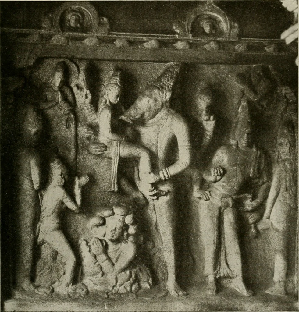 An illustration from La sculpture hindoue. Traduction de Paul Budry, 1922, leaf 194